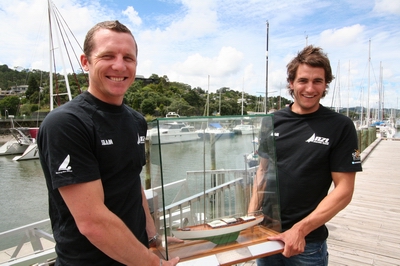 Northland's joint Sailor of the Year 2011 Andrew Murdoch, left, and Blair Tuke.